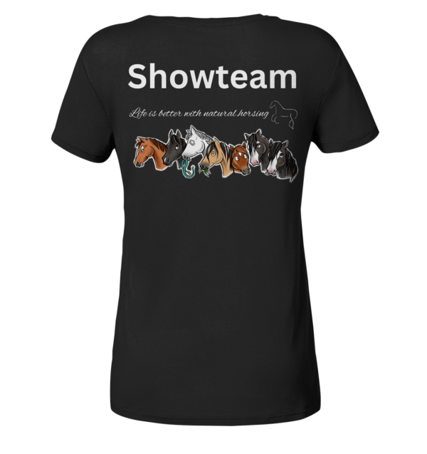 Celine - Showteam - Teamshirt - Ladies Organic Basic Shirt – Bild 2
