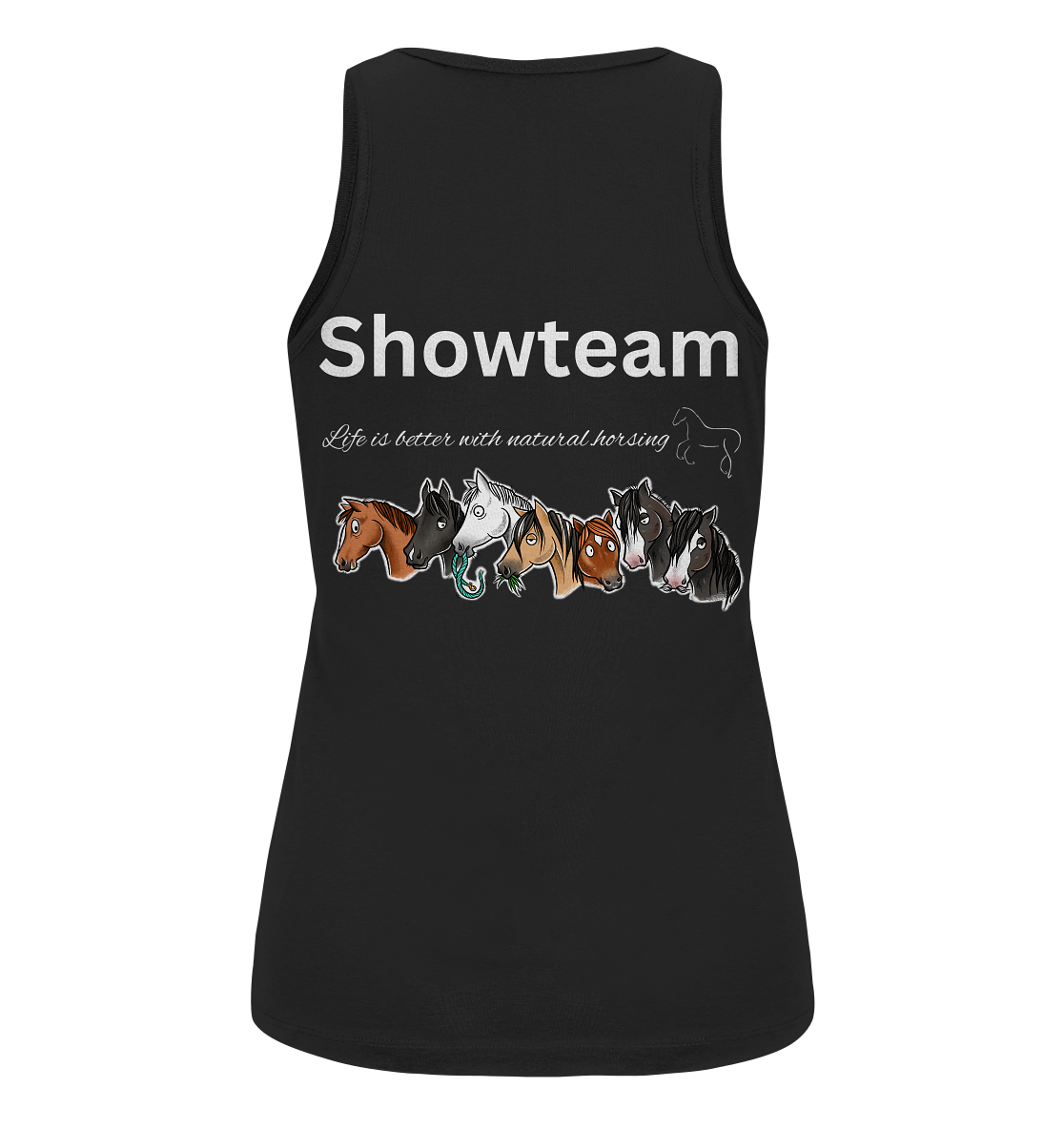 Celine - Showteam - Teamshirt - Ladies Organic Tank-Top – Bild 2