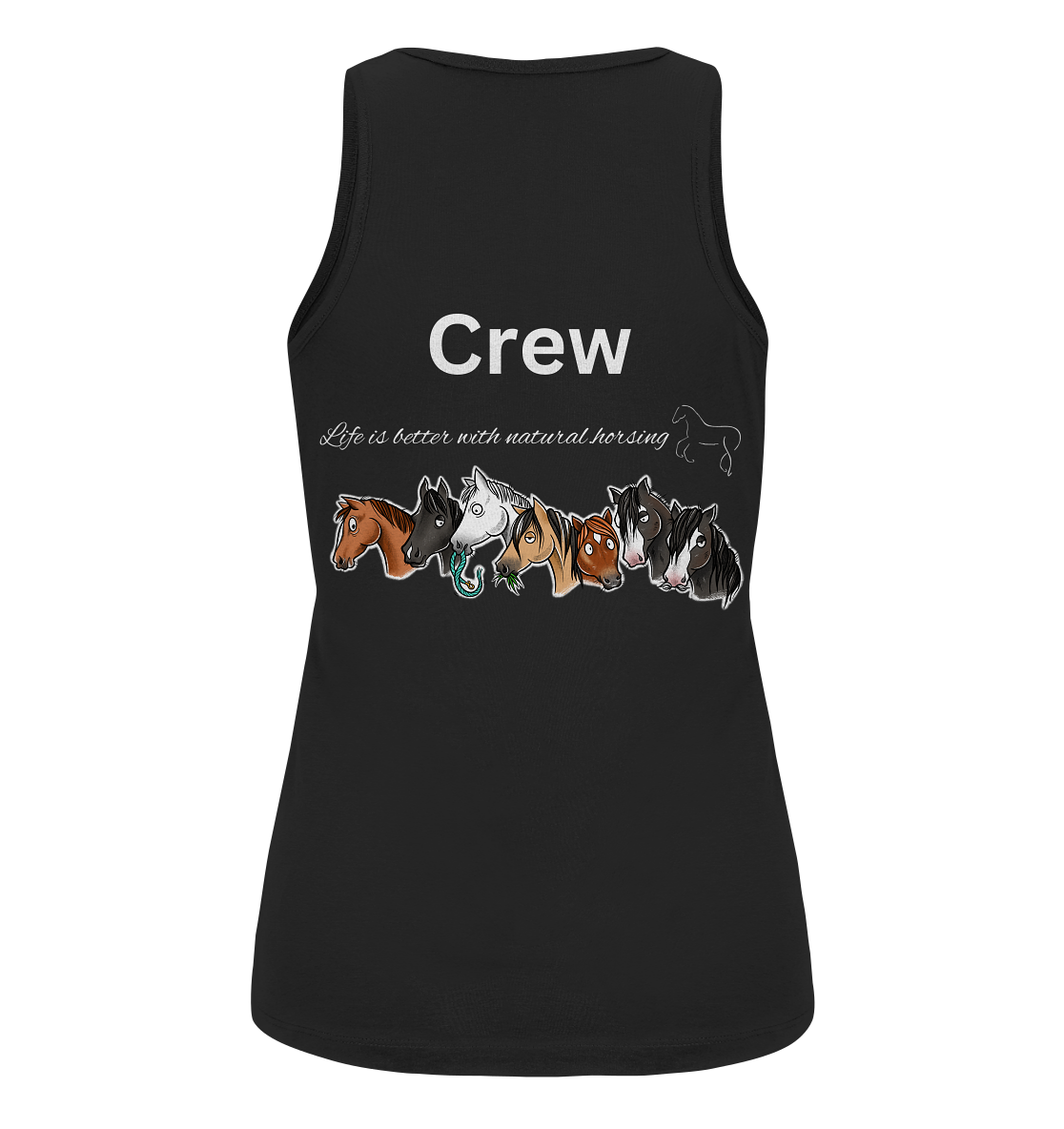 Karo - Crew- Teamshirt - Ladies Organic Tank-Top – Bild 2