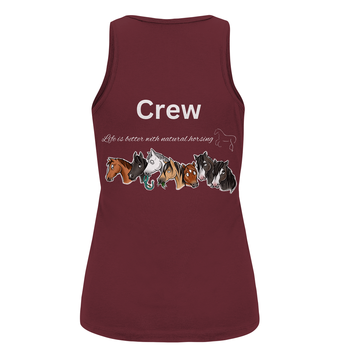 Karo - Crew- Teamshirt - Ladies Organic Tank-Top – Bild 4