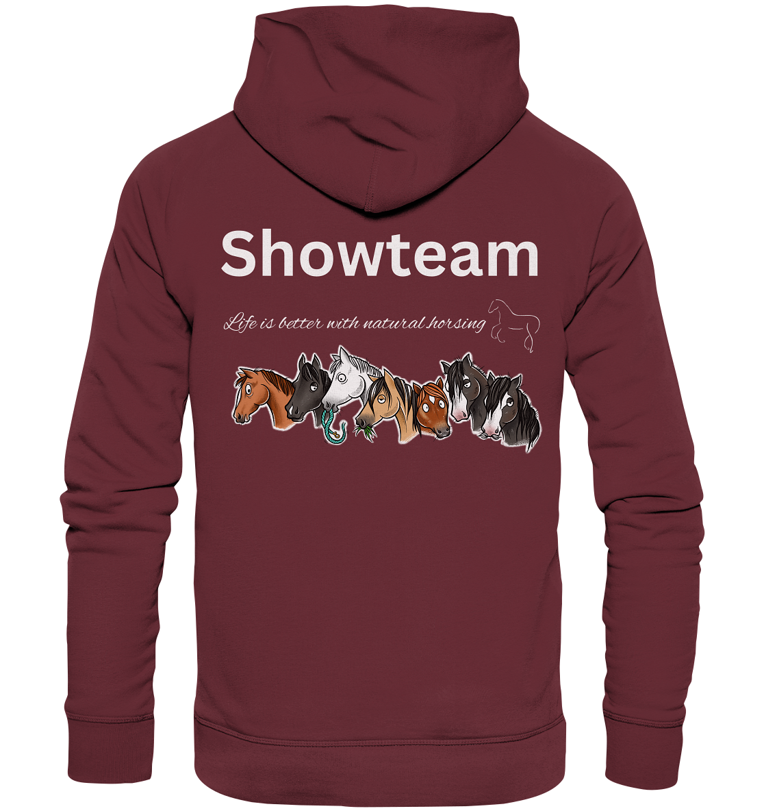 Nikola - Showteam - Teamshirts - Organic Fashion Hoodie – Bild 4