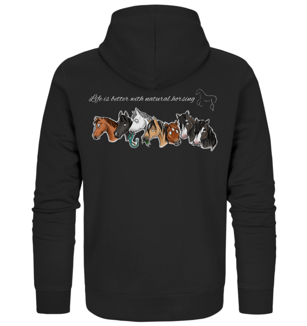 Sarah - Trainerin - Teamshirt - Organic Zipper – Bild 2