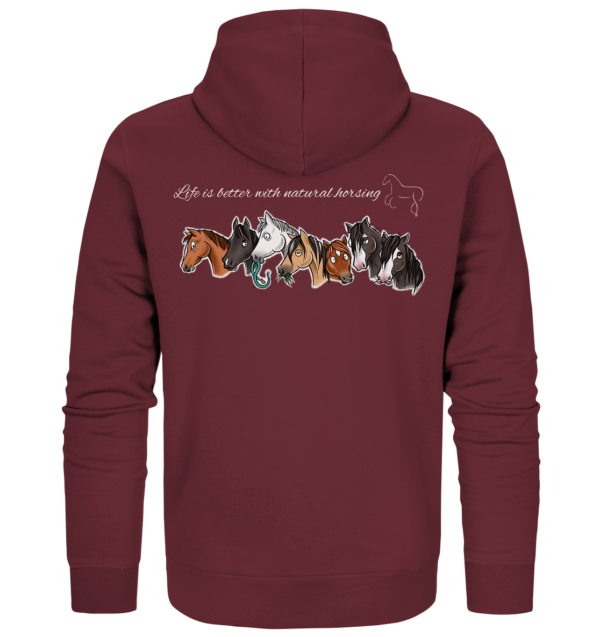 Sarah - Trainerin - Teamshirt - Organic Zipper – Bild 4