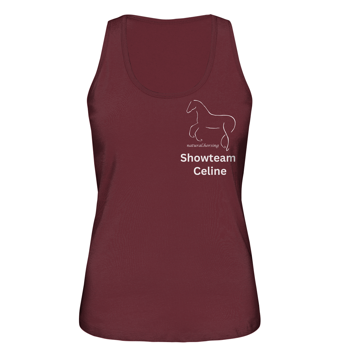 Celine - Showteam - Teamshirt - Ladies Organic Tank-Top – Bild 3