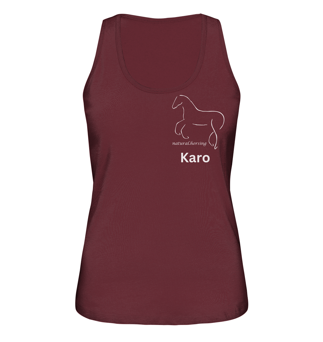 Karo - Crew- Teamshirt - Ladies Organic Tank-Top – Bild 3
