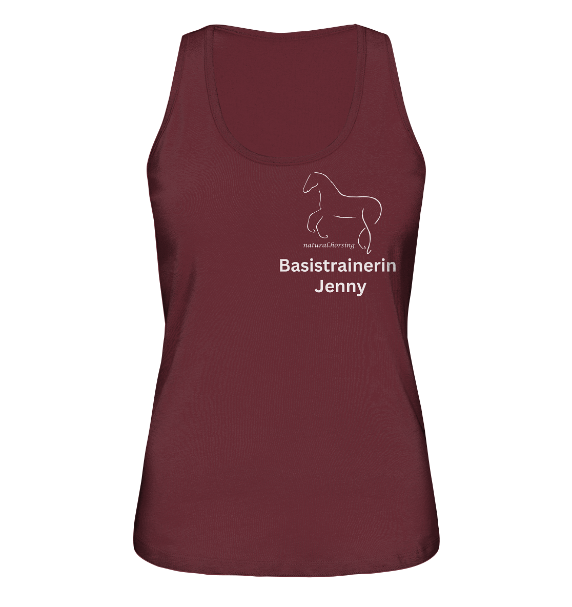 Jenny - Basistrainerin - Teamshirt - Ladies Organic Tank-Top – Bild 3