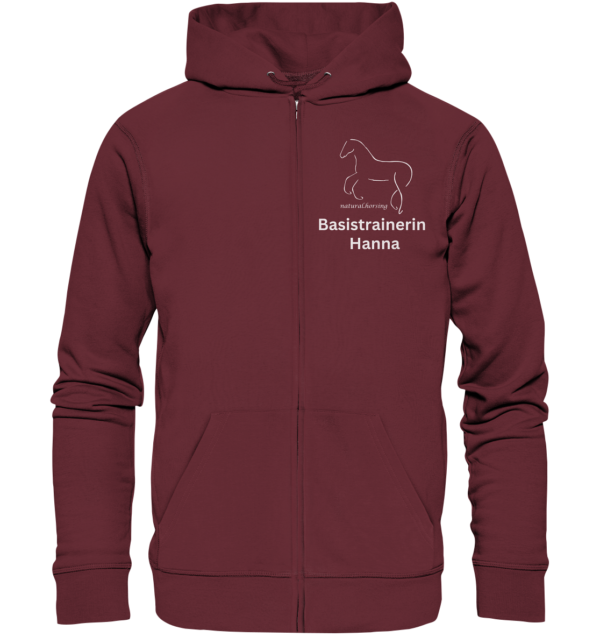 Hanna - Basistrainerin - Teamshirt - Organic Zipper – Bild 3