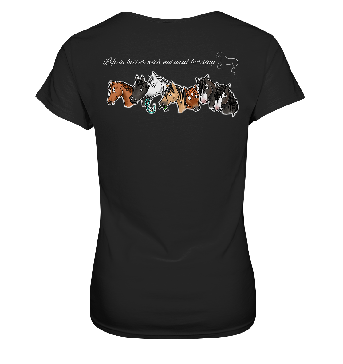 Indira - Basistrainer - Teamshirts - Ladies Premium Shirt – Bild 2