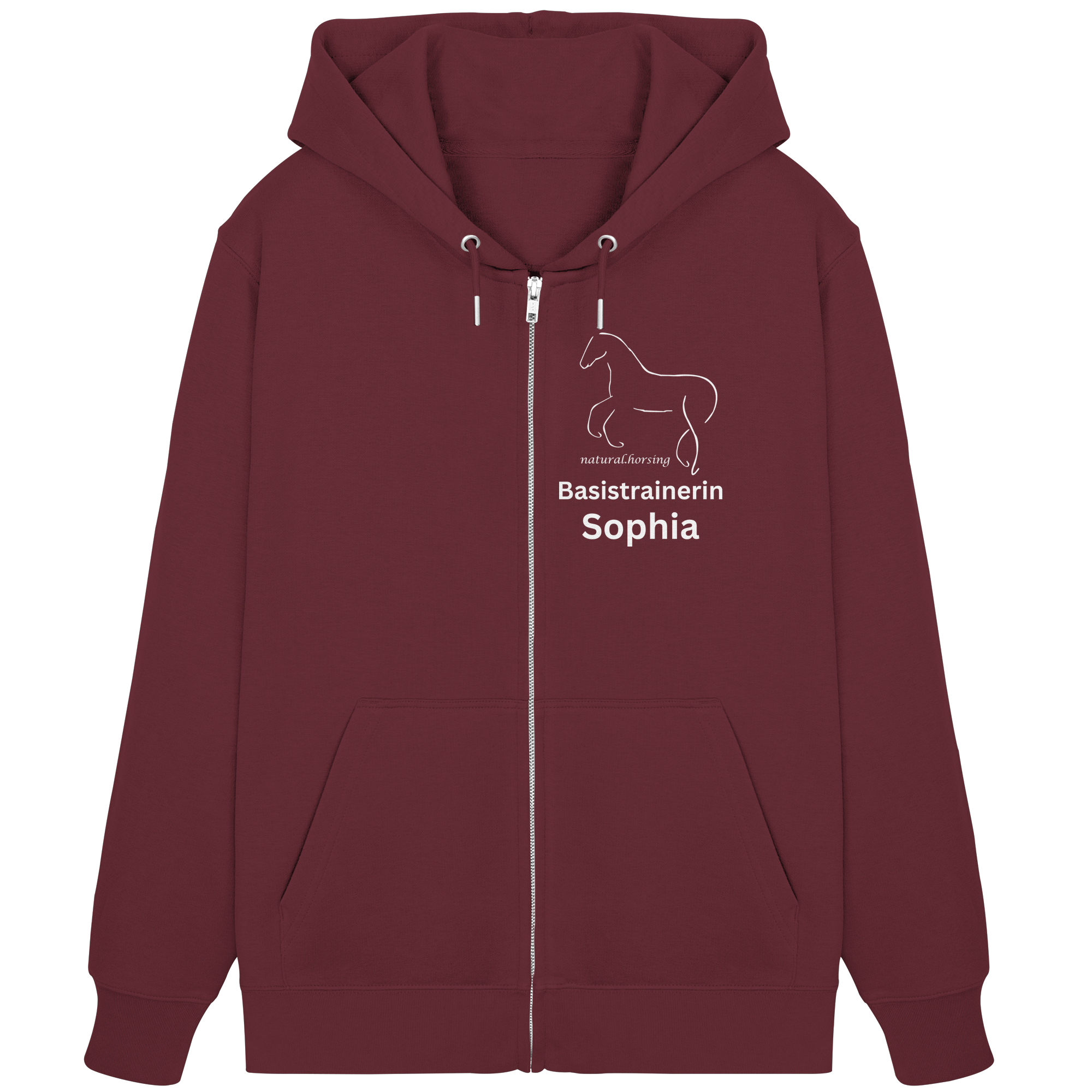 Sophia - Basistrainerin - Teamshirt - Organic Zipper – Bild 3